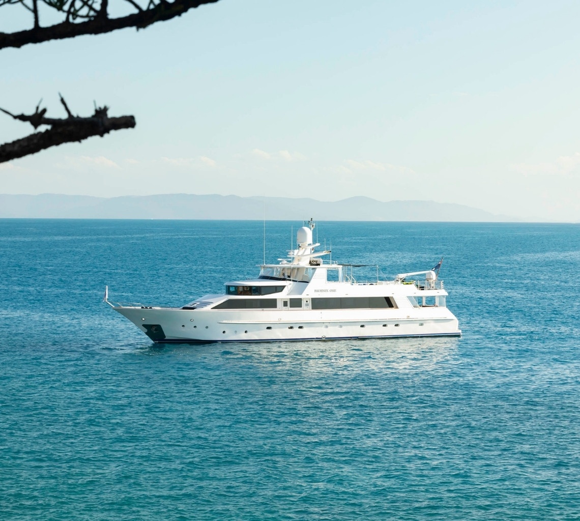 Superyacht Phoenix One in Queensland